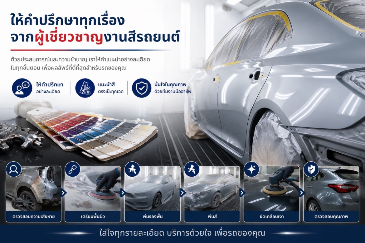 รับทำสีรถยนต์
